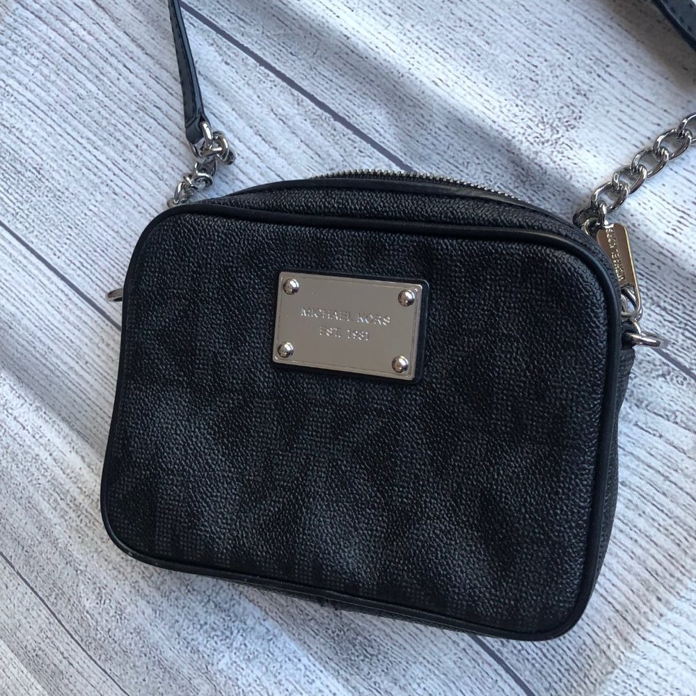 Michael Kors Black Leather Purse